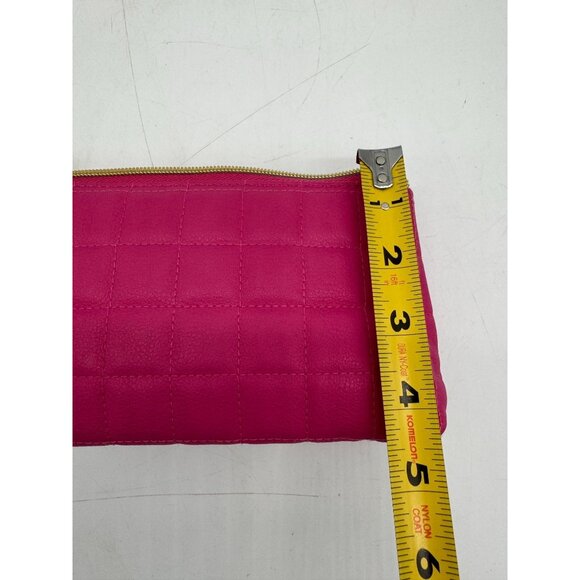 Kestrel Womens Quilted Leather Zip Wallet  Purse Chic Summer Party Formal Date - Picture 11 of 12